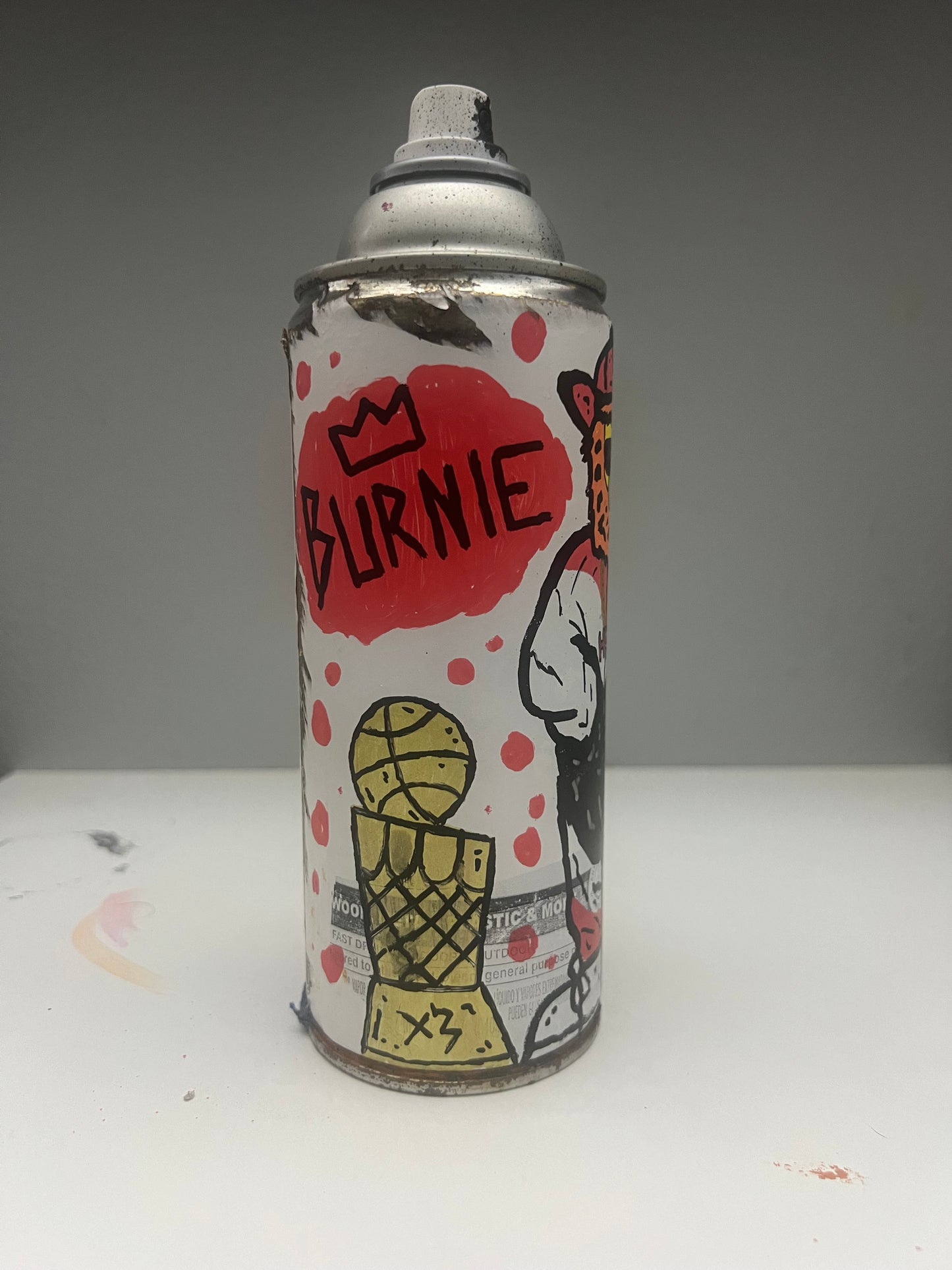 “Burnie Spray Can Serie #2.”
